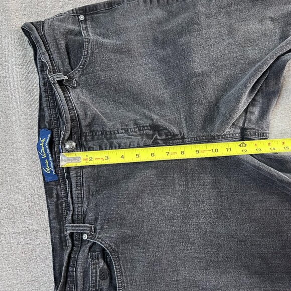 Gloria Vanderbilt FLARED Denim Jeans Women's 20W PERFECT FIT Black Casual - Picture 10 of 14